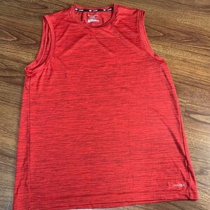 DryTek Red Sleeveless Athletic Top